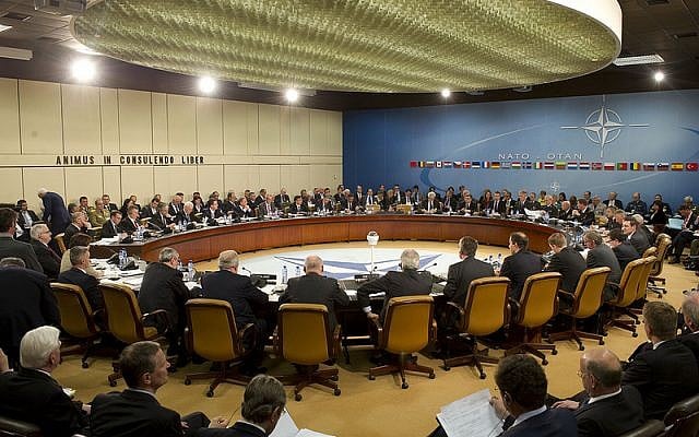 NATO headquarters in Brussels, Belgium, April 18, 2012 (CC BY Leon E. Panetta/Flickr)