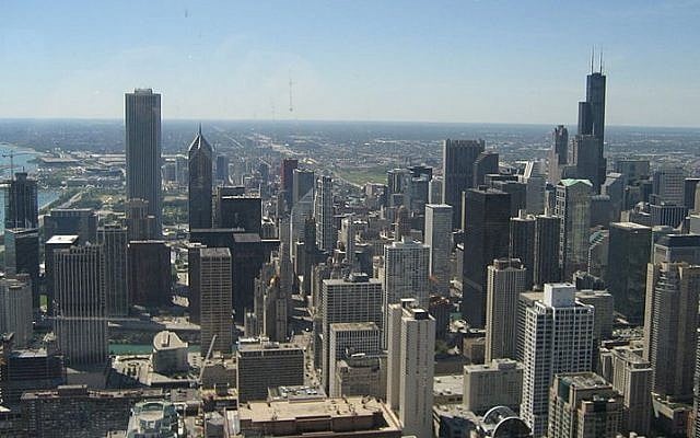 Downtown Chicago (photo credit: Wikimedia Commons) Downtown Chicago (photo credit: Wikimedia Commons)