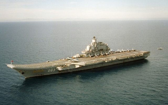 Russian Aircraft Carrier Adm. Kuznetsov (photo courtesy US Department of Defense) Russian Aircraft Carrier Adm. Kuznetsov (photo courtesy US Department of Defense)