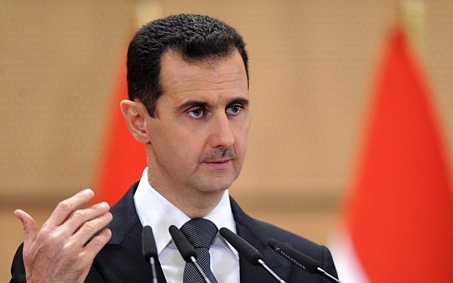 Syrian President Bashar Assad (photo credit: AP/SANA)