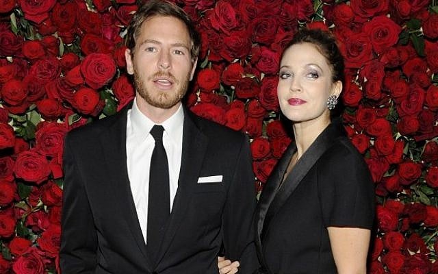 Drew Barrymore and Will Kopelman in New York last November. (photo credit: AP/Evan Agostini, file)