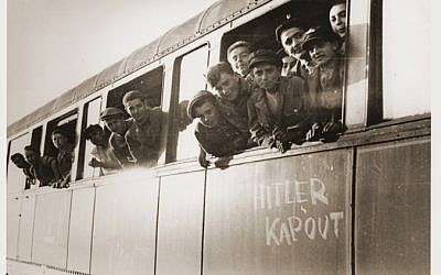 Twenty of the approximately 1,000 children liberated from Buchenwald immigrated to Canada in 1948.(photo credit: USHMM/Wikimedia Commons)
