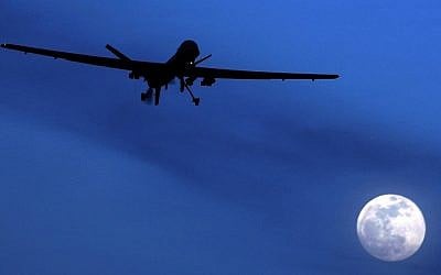 An American predator drone (photo credit: AP/Kirsty Wigglesworth)