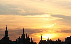 Sunset over Moscow (photo credit: Anna Kaplan/Flash90)
