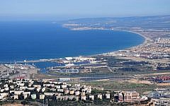 The industrial area of Haifa Bay (Shay Levy/Flash90)