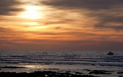 A Caesarea sunset (photo credit: David Vaaknin/Flash90)