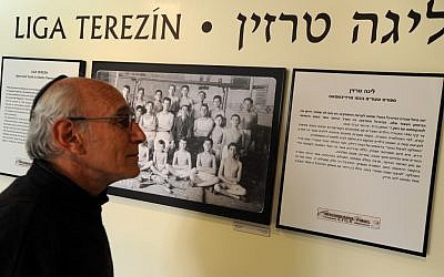 "Liga Terezin" portrait at Beit Theresienstadt. (photo credit: Gili Yaari/Flash90)