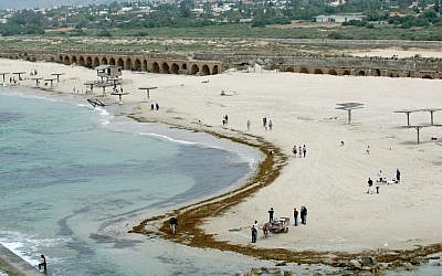Aqueduct Beach (photo credit: Moshe Shai/Flash 90)
