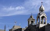 Church of the Nativity in Bethlehem (photo credit: Abir Sultan/Flash90)
