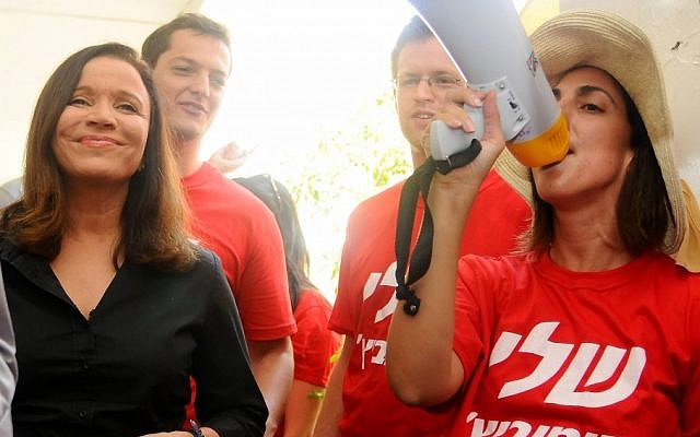 Labor Party chair Shelly Yachimovich (left) with supporters at a recent rally (photo credit: Yossi Zeliger/Flash90) Labor Party chair Shelly Yachimovich (left) with supporters at a recent rally (photo credit: Yossi Zeliger/Flash90)