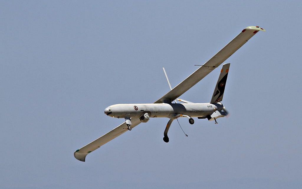 Israel airforce's Hermes, an unmanned aerial vehicle (UAV), June 28 2011 (photo credit: Ofer Zidon/Flash90)
