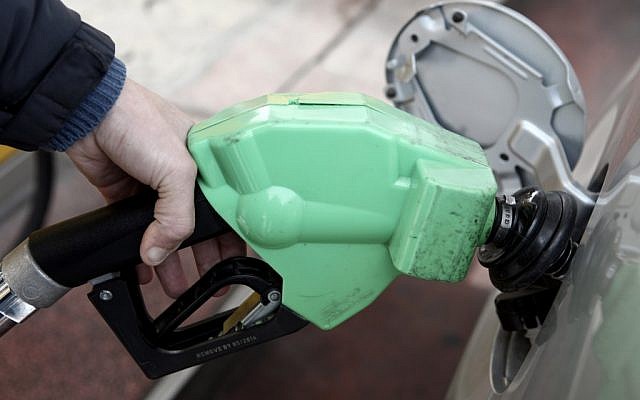 Gas prices are set to drop July 1 (illustrative photo credit: Kobi Gideon/Flash90)