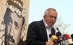 Former Palestinian prime minister Salam Fayyad (photo credit: Issam Rimawi/Flash90)