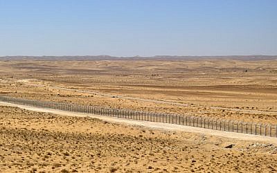 The Israel-Egypt border (photo credit: Yuval Nadal/Flash90)