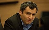 Housing Minister Zeev Elkin (photo credit: Uri Lenz/Flash90)