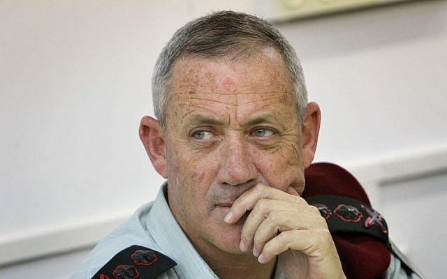 IDF Chief of the General Staff Benny Gantz (photo credit: Miriam Alster/Flash90)