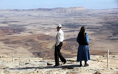 The area around Mitzpeh Ramon (photo credit: Yossi Zamir/Flash90)