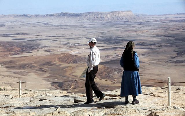 The area around Mitzpeh Ramon (photo credit: Yossi Zamir/Flash90)