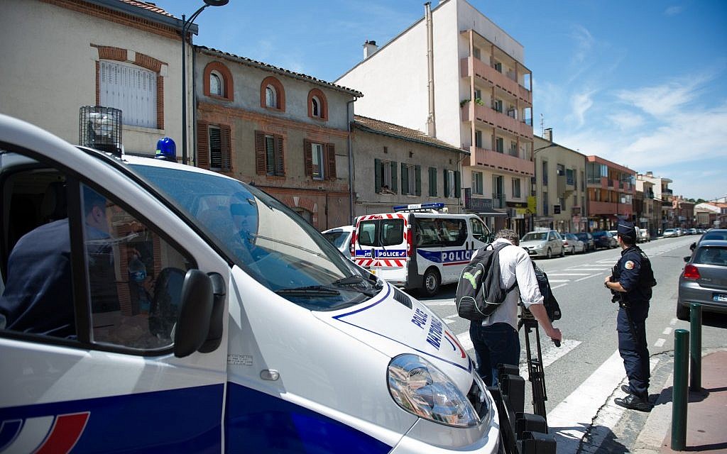 Illustrative: A police officer in the southern French city of Toulouse, June 2012. (Bruno Martin/AP)
