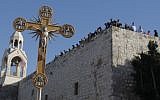 'The Siege' is set at the Church of the Nativity in the West Bank town of Bethlehem believed to be the birthplace of Jesus. (photo credit: Nasser Shiyoukhi, AP)