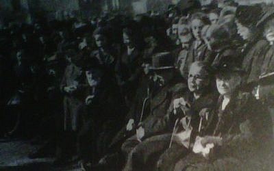 Detail from the 1946 'memorial' photograph