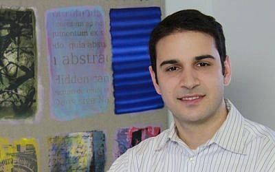 Gregory Bilazarian of Mt. Laurel, New Jersey, left his job as a television news reporter to do Birthright Armenia and volunteer for a news website in the capital, Yerevan. (photo credit: Courtesy/JTA)