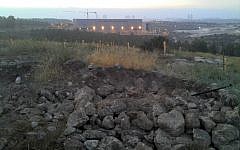 Two would-be antiquities thieves were caught at this site near the city of Modi'in, the Antiquities Authority said (photo credit: Israel Antiquities Authority)