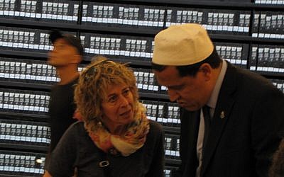 Chalghoumi at Yad Vashem (photo credit: Elhanan Miller / Times of Israel) Chalghoumi at Yad Vashem (photo credit: Elhanan Miller / Times of Israel)
