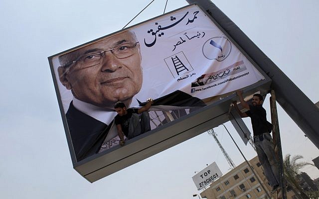 Despised by large segments of Egyptian society, Ahmed Shafiq is Saudi Arabia's candidate of choice (photo credit: Nasser Nasser/AP) Despised by large segments of Egyptian society, Ahmed Shafiq is Saudi Arabia's candidate of choice (photo credit: Nasser Nasser/AP)
