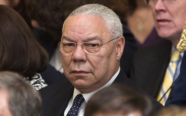 Colin Powell (photo credit: Pablo Martinez Monsivais/AP)