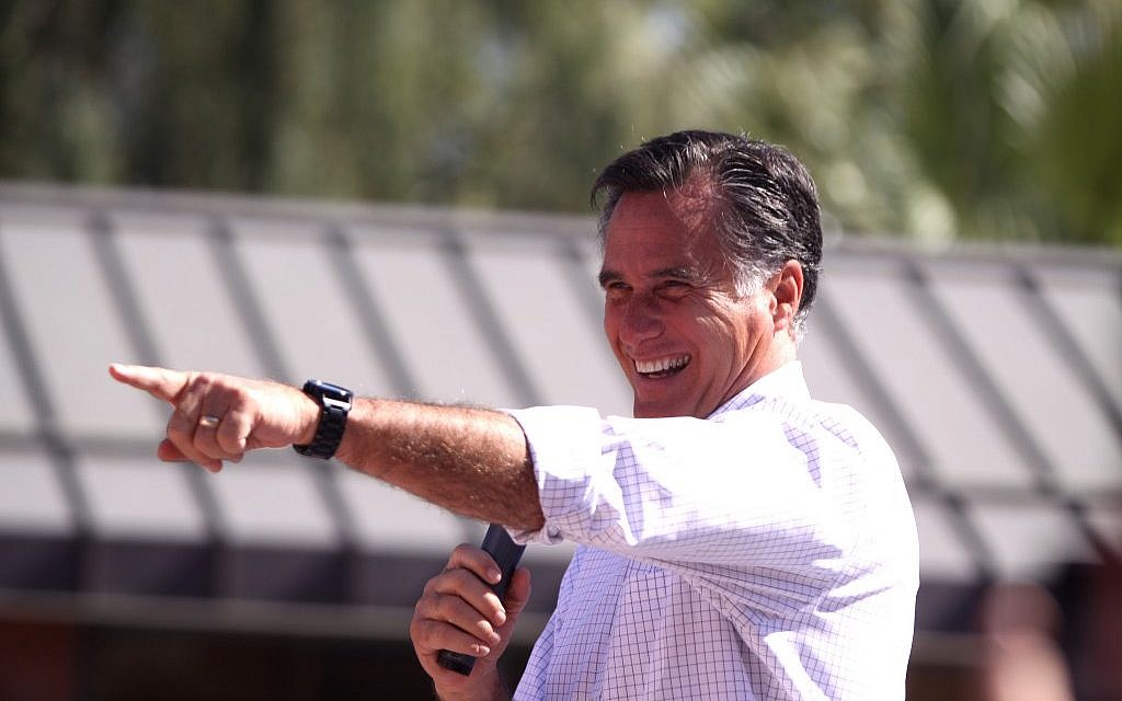 Republican presidential candidate Mitt Romney in April. (photo credit: Gage Skidmore via CC/JTA) Republican presidential candidate Mitt Romney in April. (photo credit: Gage Skidmore via CC/JTA)