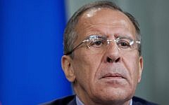 Russian Foreign Minister Sergey Lavrov (photo credit: AP/Alexander Zemlianichenko)
