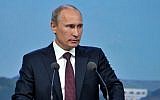 Russian President Vladimir Putin. (Photo credit: Alexei Nikolsky, Presidential Press Service/RIA-Novosti/AP)