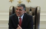Turkey's president Abdullah Gul (photo credit: AP)