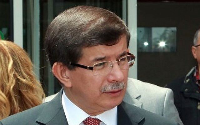 Turkey Foreign Minister Ahmet Davutoglu (photo credit: AP/Hakan Goktepe/Turkish Foreign Ministry)