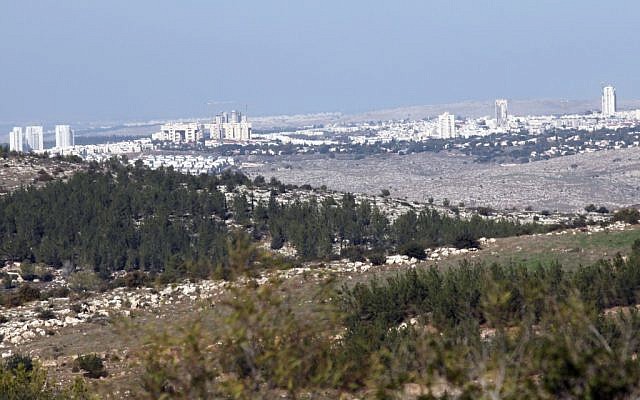 Modiin, seen here, is known more for clean parks and suburban living than for its ancient past, but the hills around the city are full of 2,000-year-old ruins and escape tunnels. (Photo credit: Yossi Zamir/Flash90)