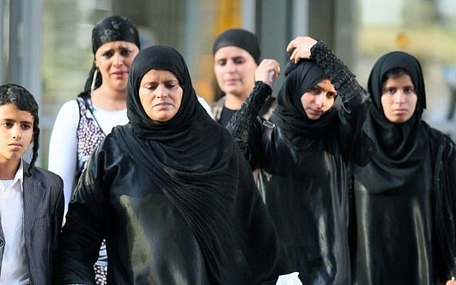 The Zindani family arrives at Ben Gurion Airport on Wednesday (photo credit: Moshe Shai)