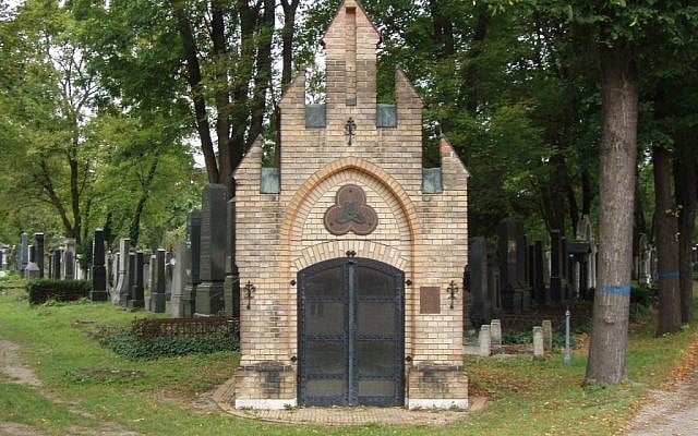 A family mausoleum in the Jewish section of Vienna's central cemetery (photo credit: Peter Stadler, Vienna) A family mausoleum in the Jewish section of Vienna's central cemetery (photo credit: Peter Stadler, Vienna)