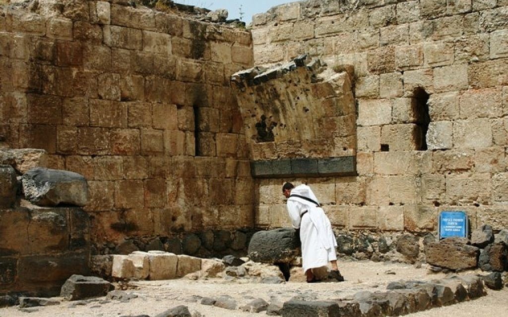 The 12th century Crusader fortress Belvoir, at Israel's Kochav HaYarden National Park in the Jordan Valley (Shmuel Bar-Am)