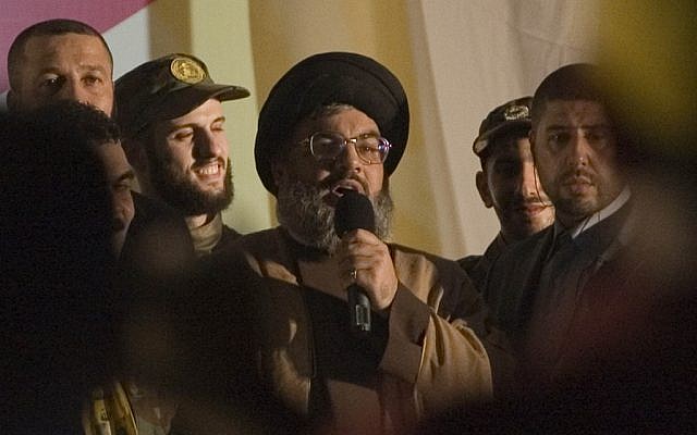 Lebanese leader Sheikh Hassan Nasrallah, July 2008 (photo credit: Ferran Queved/propaimages/Flash90) Lebanese leader Sheikh Hassan Nasrallah, July 2008 (photo credit: Ferran Queved/propaimages/Flash90)
