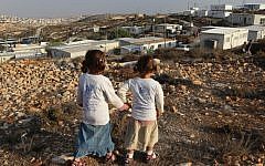 The Givat Assaf outpost (photo credit: Nati Shohat/Flash90)