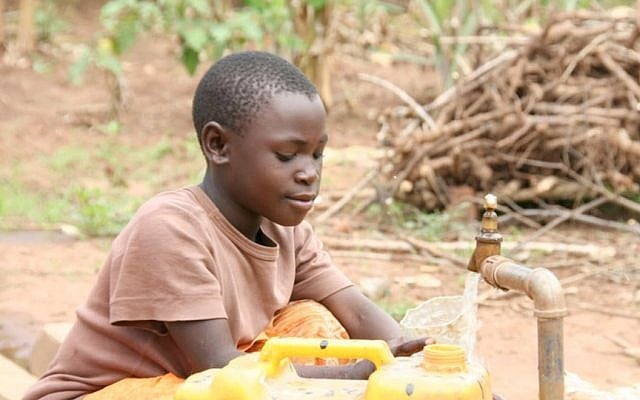 An Israeli water pumping system in Tanzania. (photo credit: Courtesy)