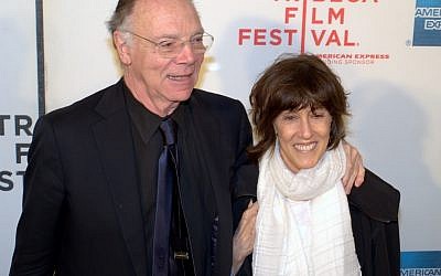 Nora Ephron and her third husband, Nicholas Pileggi, at the 2010 Tribeca Film Festival. (photo credit: cc David Shankbone, Wikimedia Commons)