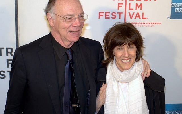 Nora Ephron and her third husband, Nicholas Pileggi, at the 2010 Tribeca Film Festival. (photo credit: cc David Shankbone, Wikimedia Commons)