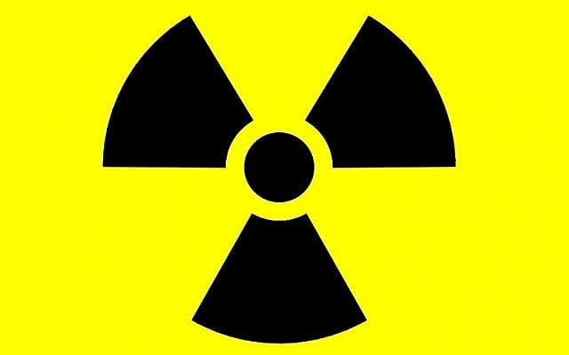 International radiation symbol (credit: CC BY Wikipedia)