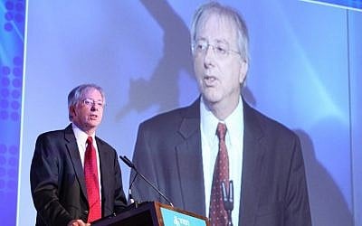 Dennis Ross at the 2012 Presidential Conference (photo credit: Chen Galili/ShiloPro)