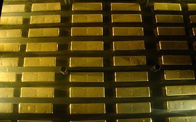 Gold bars (photo credit: CC BY Brian Giesen/Flickr)