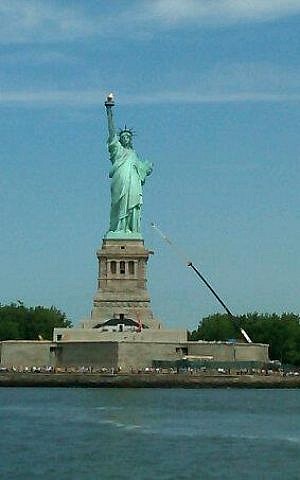 The Statue of Liberty. (photo credit: Ilan Ben Zion/Times of Israel staff) The Statue of Liberty. (photo credit: Ilan Ben Zion/Times of Israel staff)
