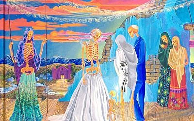 A crypto-Jewish secret wedding by Anita Rodriguez. (photo credit: Anita Rodriguez/JTA)