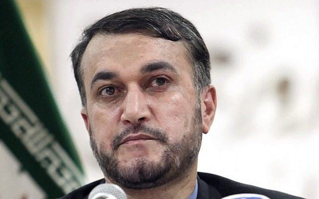 Iran's deputy foreign minister Hossein Amir-Abdollahian (photo credit: AP/File) Iran's deputy foreign minister Hossein Amir-Abdollahian (photo credit: AP/File)